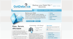 Desktop Screenshot of gotdata.encryptedsecure2.com